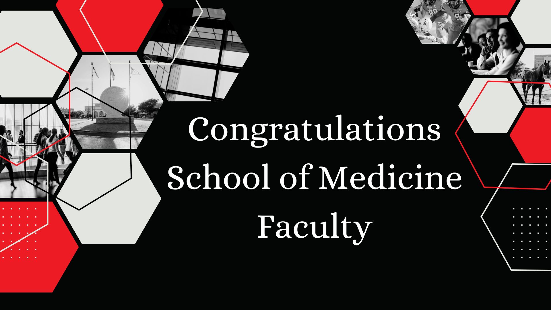 Congratulations SOM Faculty