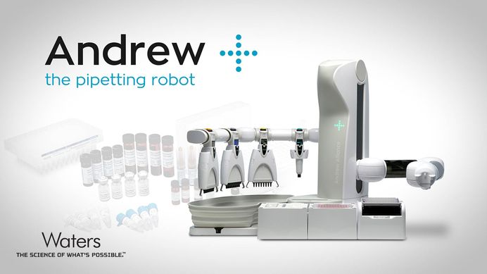 Andrew + the Pipetting Robot