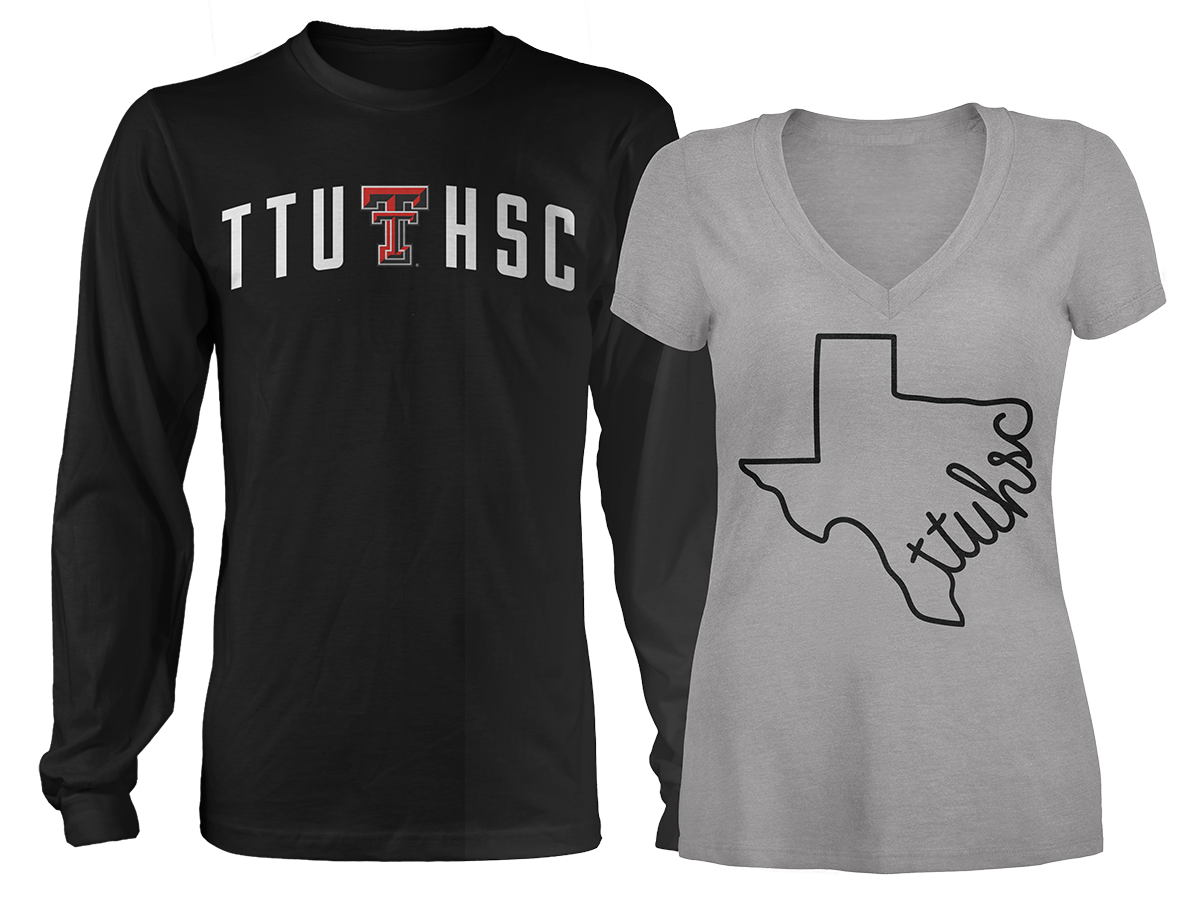 TTUHSC Shirt Mocks