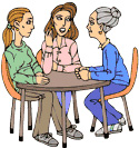 Group of women talking