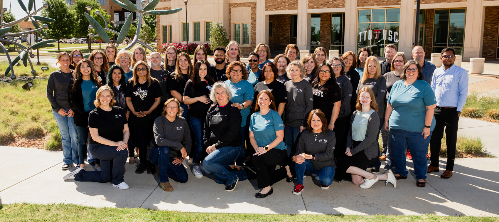 Group photo of the TTUHSC Division of Human Resources